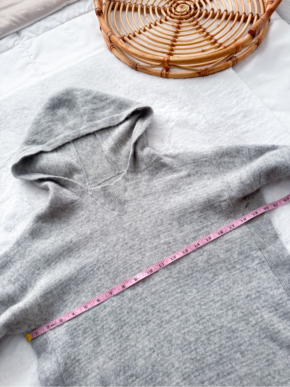 PAKA The Hoodie Royal Alpaca Sweater in Light Grey - Picture 13 of 14
